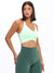 Candy Wrap Sports Bra - Honeydew Image 3