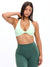 Twisted Halter Sports Bra - Honeydew Image 2