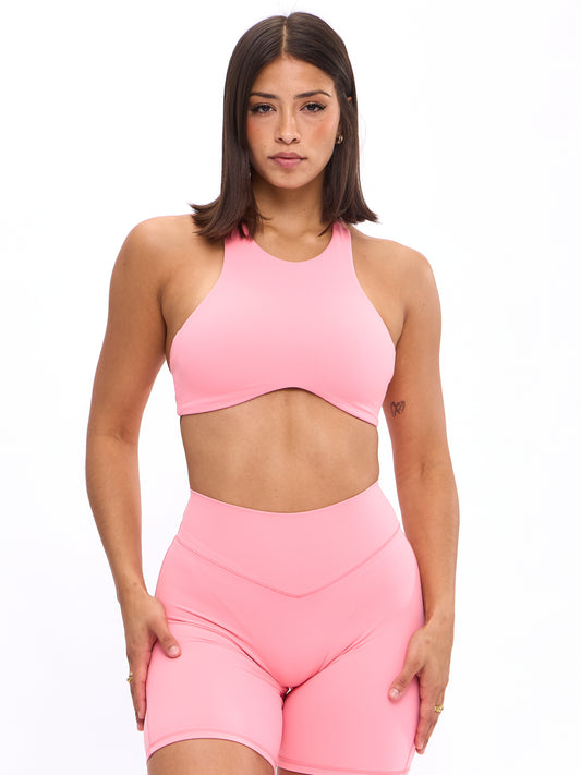 Curve Sports Bra - Guava