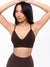 Plunge Seamless Sports Bra - Cold Brew Image 4