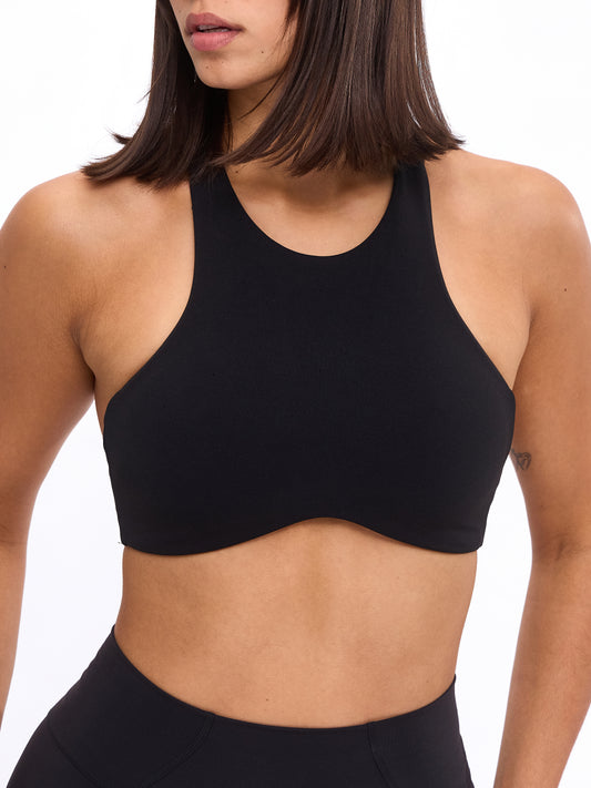 Curve Sports Bra - Onyx Black