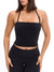 Butter Bandeau Crop - Onyx Black Image 5