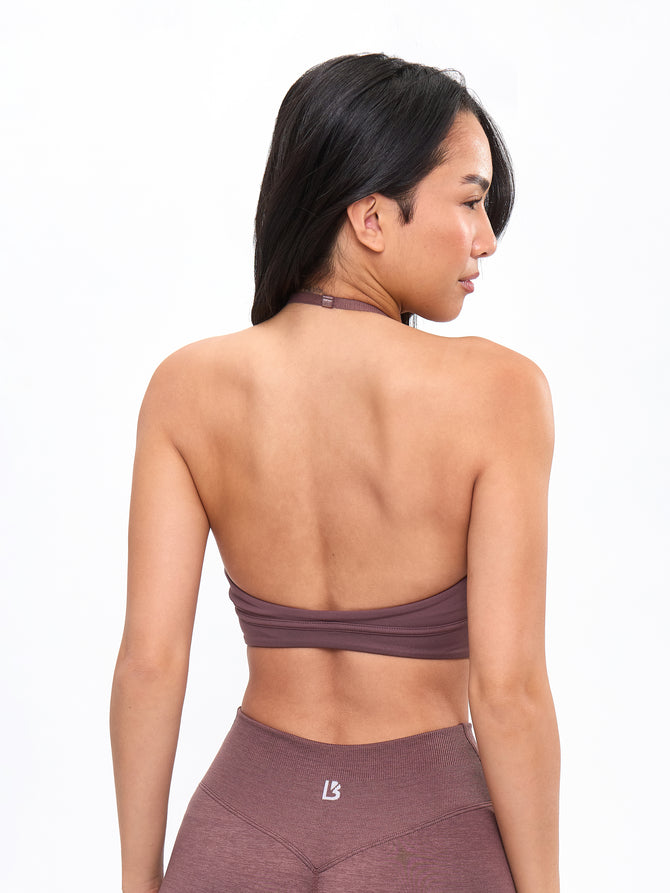 Sultry Sports Bra - Mocha Berry Image 1