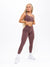 Synergy Seamless Sports Bra - Mocha Berry Image 1