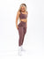 Synergy Seamless Sports Bra - Mocha Berry Image 3