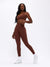 Lit Laser Cut Legging - Mocha Image 2