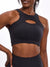 Form Reversible Seamless Sports Bra - Charcoal Image 0