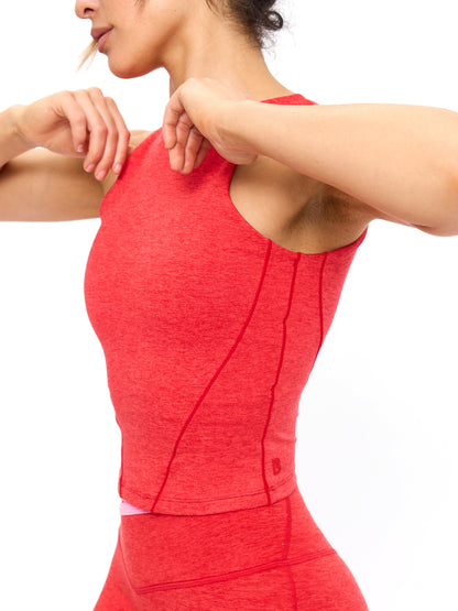 Dream Heather Tank - Salsa Red