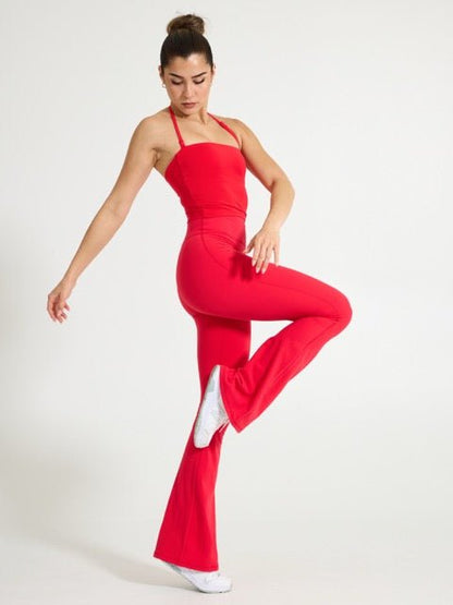 Butter Bandeau Crop - Salsa Red