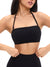 Seamless Ribbed Bandeau - Black Image 0