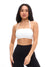 Seamless Ribbed Bandeau - White Image 2