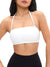 Seamless Ribbed Bandeau - White Image 1