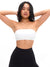 Seamless Ribbed Bandeau - White Image 0