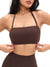 Seamless Ribbed Bandeau - Coffee Image 0