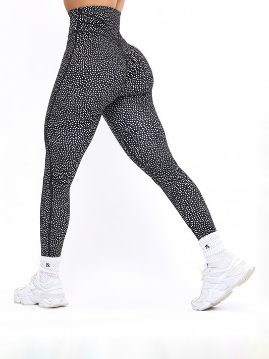 Legacy Legging - Black Bossy Print