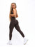 Dream Heather Contrast Legging - Cold Brew and Grounds Image 7