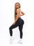 Dream Heather Contrast Legging - Onyx Black and White Image 7