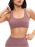 Double Dip Butter Sports Bra - Concrete Matter Print Image 1