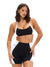 Aurora Sports Bra - Onyx Black and White Image 0