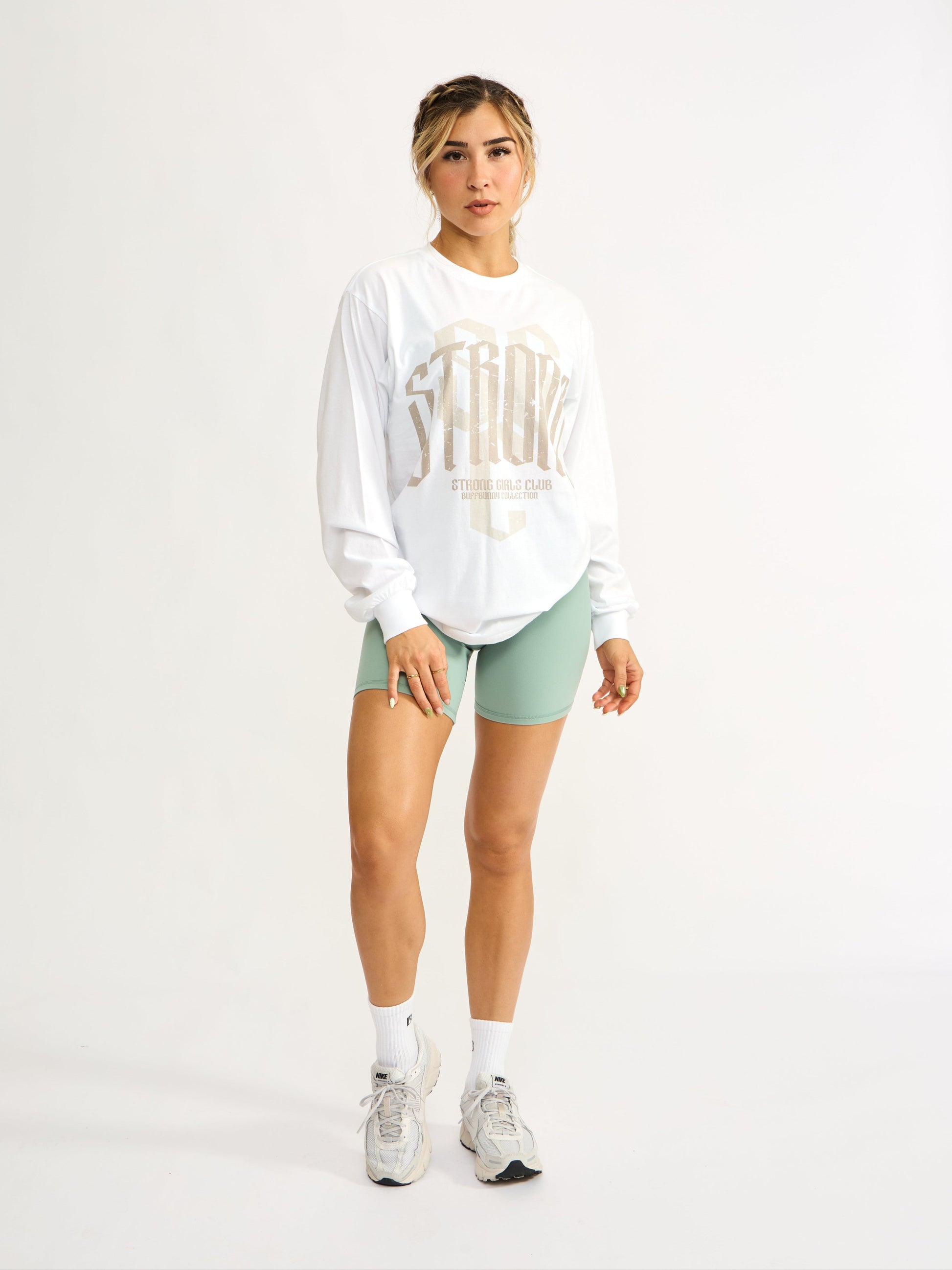Empire Long Sleeve Tee - White