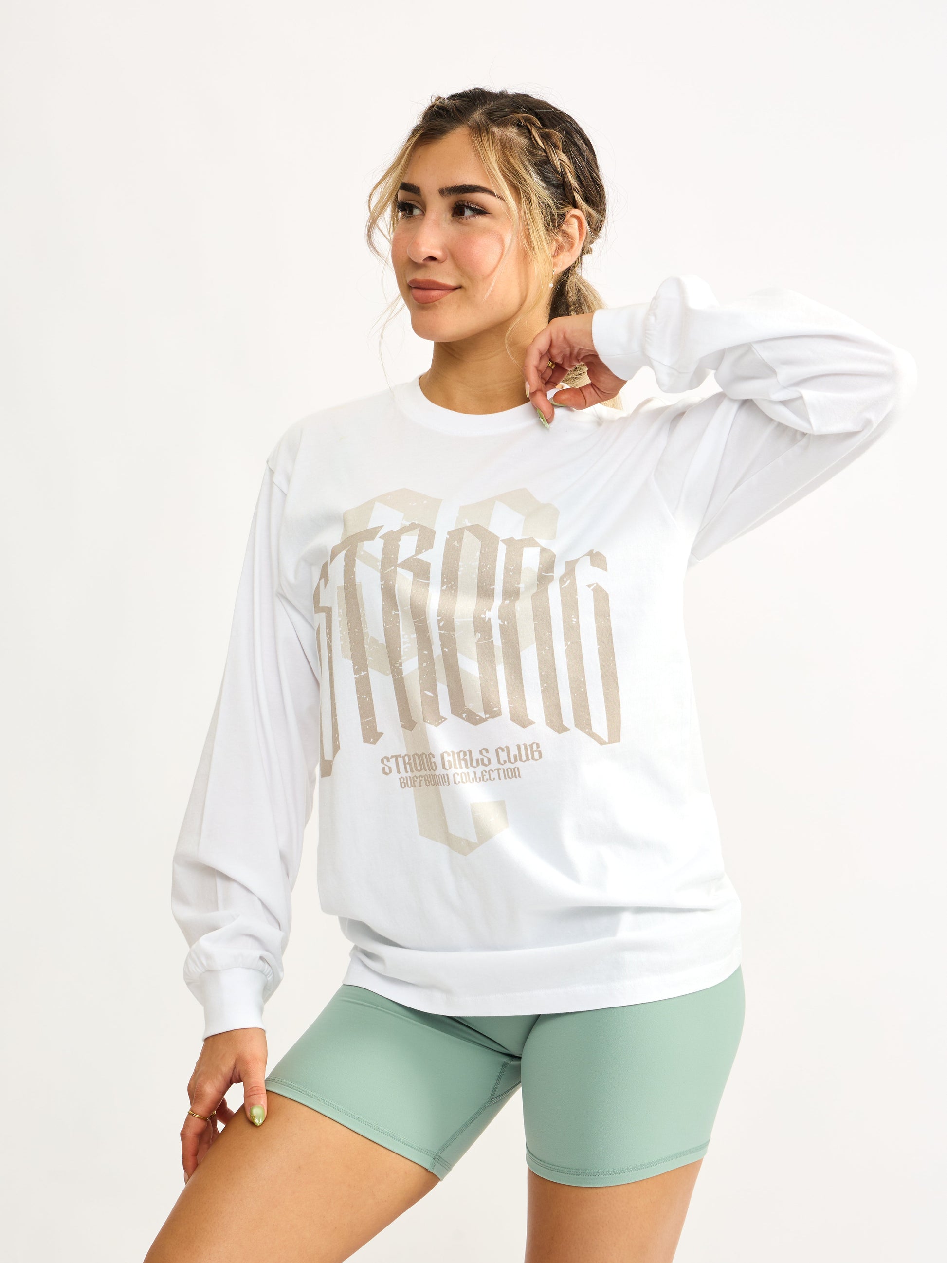 Empire Long Sleeve Tee - White