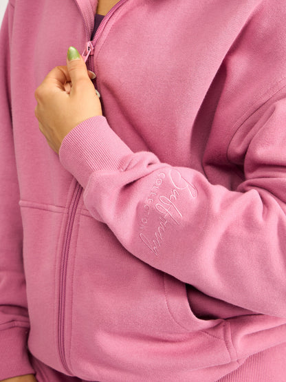 Threads Zip Hoodie - Bloom