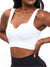 Ribbed Seamless Crop - White Image 0