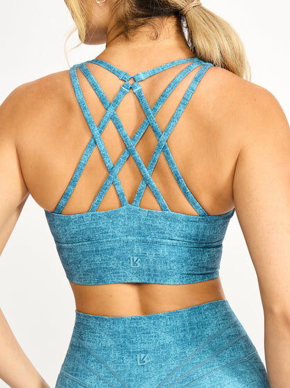 Revolution Candy Sports Bra - Nile Hustle Print