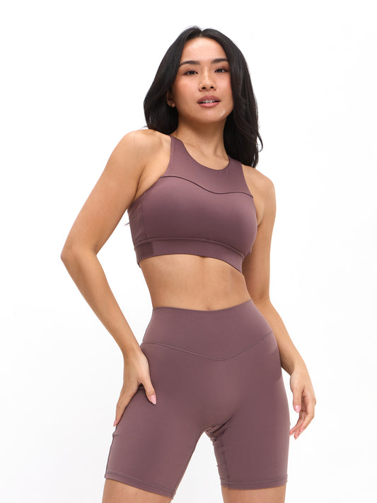 Wicked Sports Bra - Mocha Berry