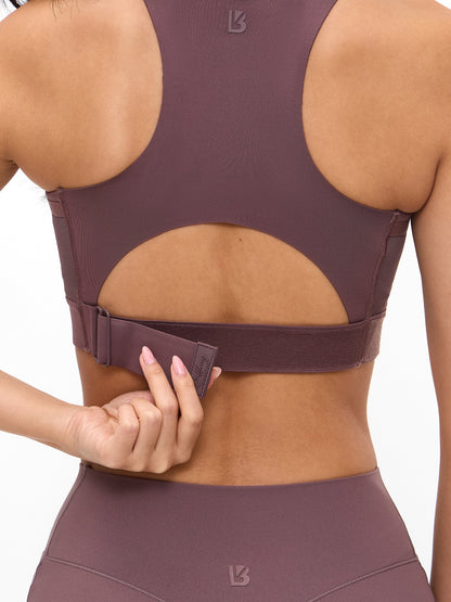 Wicked Sports Bra - Mocha Berry