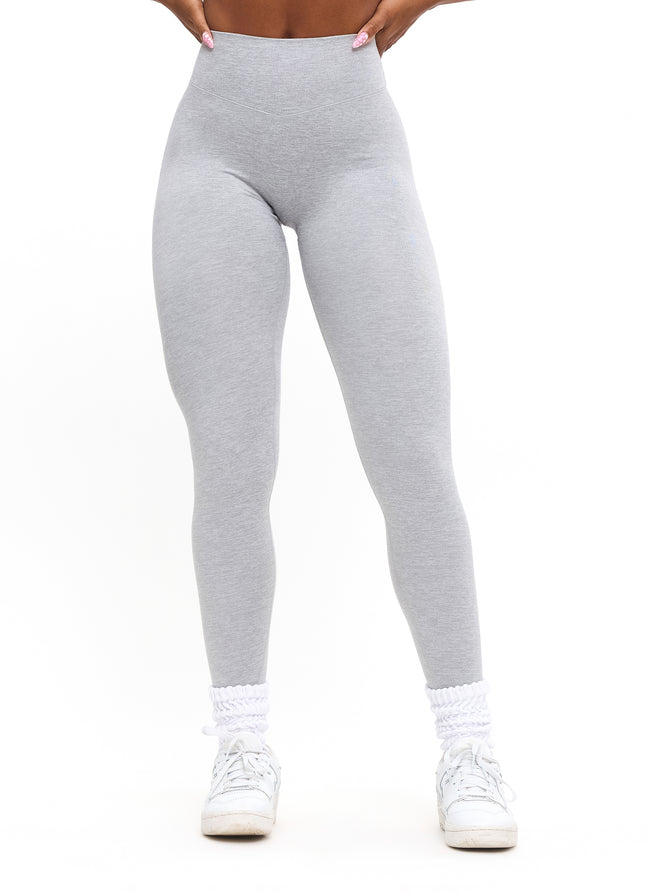 Dream Heathered Legging - Heathered Grey Image 3