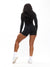 Butter Long Sleeve Bodysuit  - Onyx Black Image 3