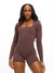 Butter Long Sleeve Bodysuit  - Grounds Image 0