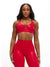 Spicy Sports Bra - Red Hot Patent Image 2