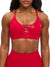 Spicy Sports Bra - Red Hot Patent Image 0