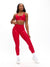 Spicy Sports Bra - Red Hot Patent Image 3