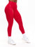 Moto Pocket Legging - Red Hot Patent Image 0