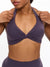 Poshknit Twist Halter Sports Bra - Purple Shadow Image 0