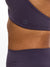 Poshknit Twist Halter Sports Bra - Purple Shadow Image 2