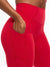 Contour Pocket Legging - Lipstick Red Image 1