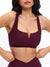 Ribbed Notch Sports Bra - Venom Image 0