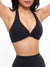 Poshknit Twist Halter Sports Bra - Onyx Black Image 3