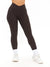 Ribbed Cross Waist Legging - Cold Brew Image 1