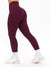 Ribbed Cross Waist Legging - Venom Image 0