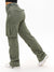 Curvy Stretch Cargo Pant - Matcha Latte Image 3