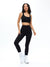 High Impact Zip Sports Bra - Onyx Black Image 5