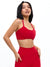 Empire Sports Bra - Lipstick Red Image 2