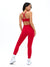 Empire Sports Bra - Lipstick Red Image 3