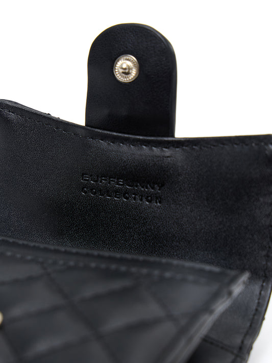 Quilted Wallet - Onyx Black