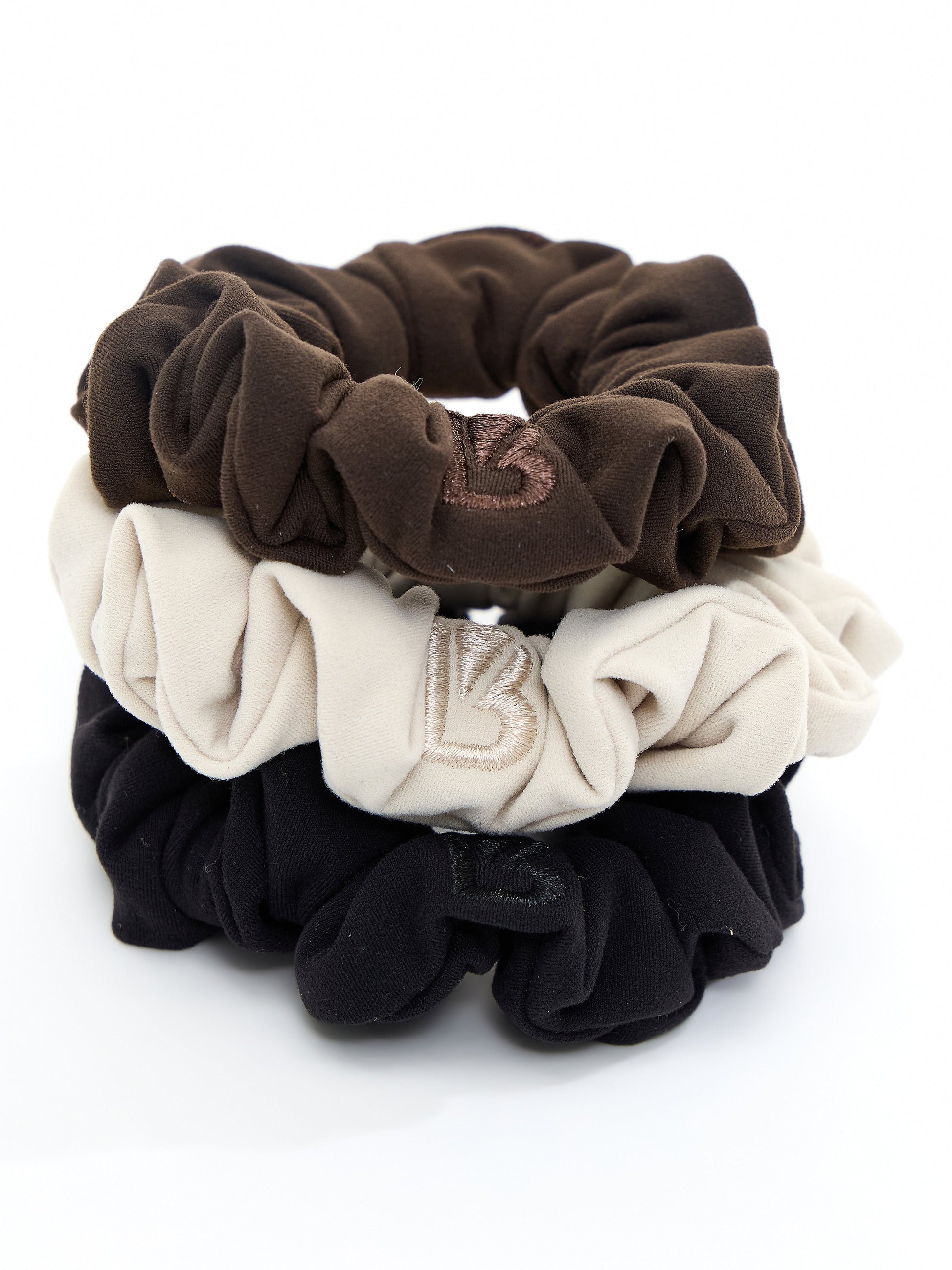 3 Pack Micro NuBre Scrunchies - Core Color